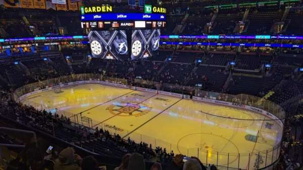 TD Garden, section: 313, row: 6, seat: 7