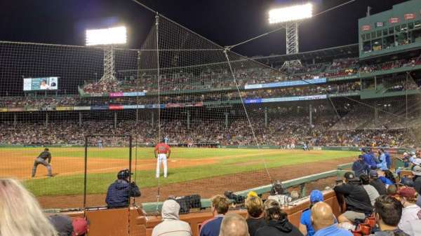 Fenway Park, section: Field Box 72, row: E