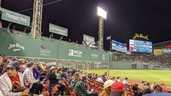 Fenway Park, section: Field Box 72, row: E
