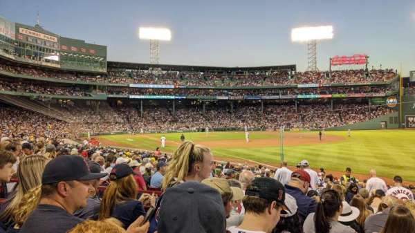 Fenway Park, section: Right Field Box 95, row: NN