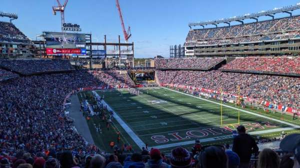 Gillette Stadium, section: 223, row: 24