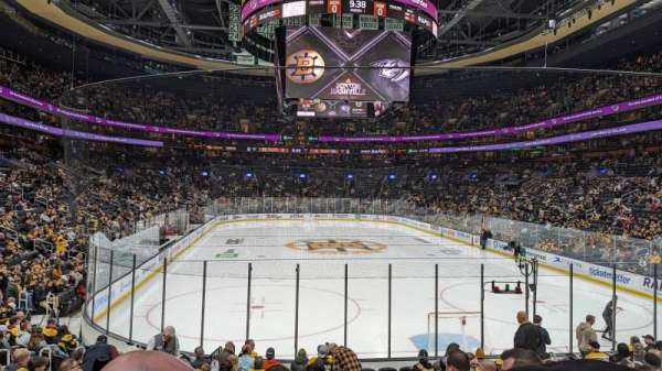 TD Garden, section: 18, row: 15