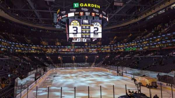 TD Garden, section: 18, row: 15