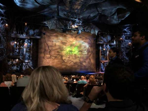 Gershwin Theatre, section: Orchestra L, row: R, seat: 1