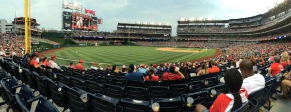 Nationals Park, section: 108, row: CC