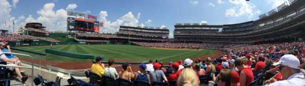 Nationals Park, section: 110, row: F