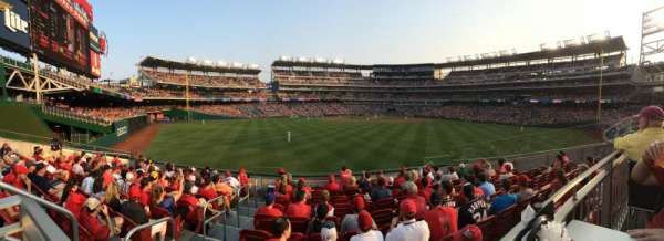 Nationals Park, section: Red Porch, row: 1