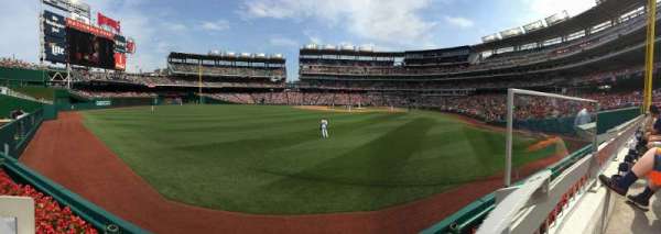 Nationals Park, section: 104, row: A