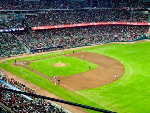 Truist Park, section: 413, row: 2, seat: 12