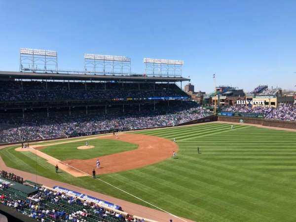 Wrigley Field, section: 330R, row: 1, seat: 6