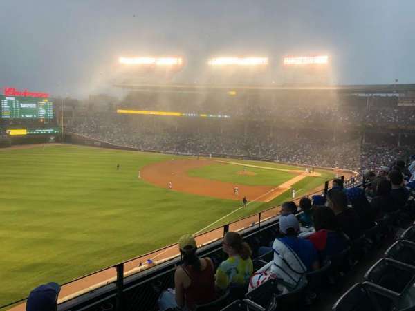 Wrigley Field, section: 304L, row: 4, seat: 8