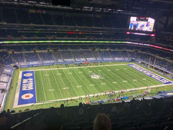 Lucas Oil Stadium, section: 643, row: 17, seat: 23