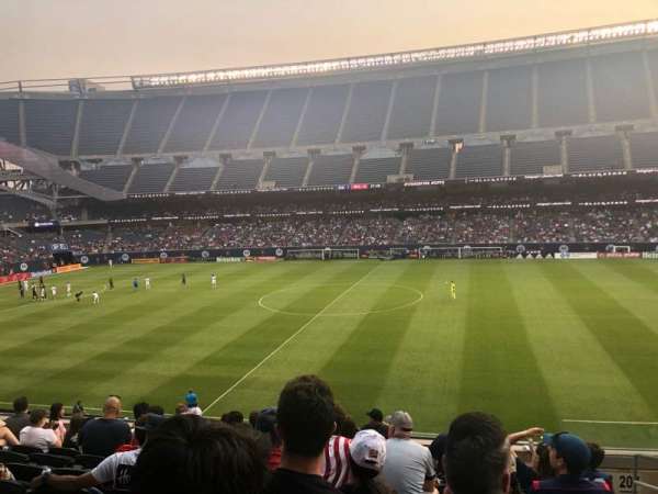 Soldier Field, section: 208, row: 9, seat: 14