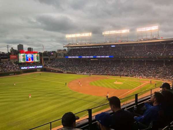 Wrigley Field, section: 305L, row: 3, seat: 7