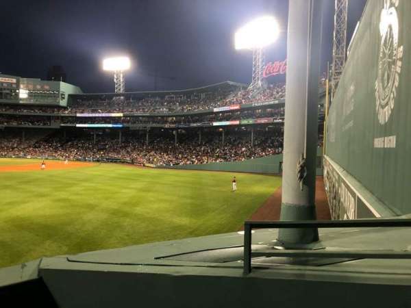 Fenway Park, section: Bleacher 34, row: 2, seat: 1