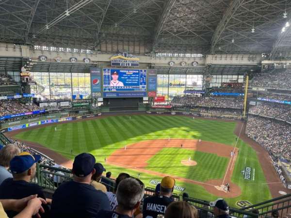 American Family Field, section: 426, row: 12, seat: 5