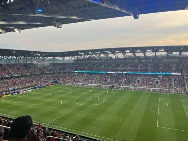 TQL Stadium, section: 215, row: 20, seat: 16
