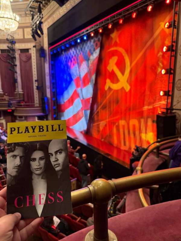Imperial Theatre, section: Rear Right Box, row: CC, seat: 1