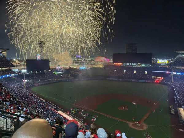 Angel Stadium, section: 518, row: E, seat: 4