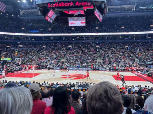 Scotiabank Arena, section: 108, row: 13, seat: 5