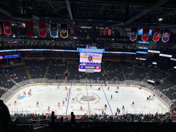 Nationwide Arena, section: 203, row: P, seat: 20