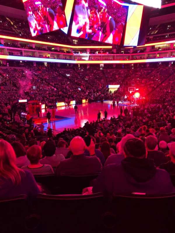 Golden 1 Center, section: 123, row: K, seat: 9