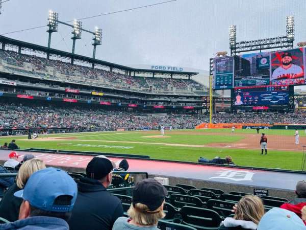 Comerica Park, section: 120, row: 14, seat: 1