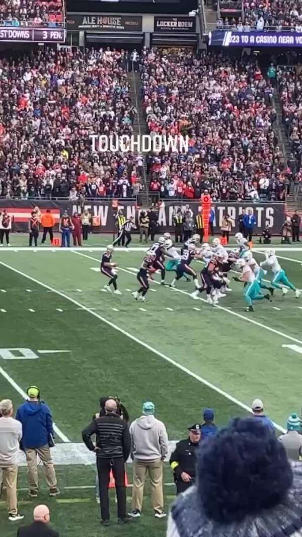 Gillette Stadium, section: 130, row: 13, seat: 8