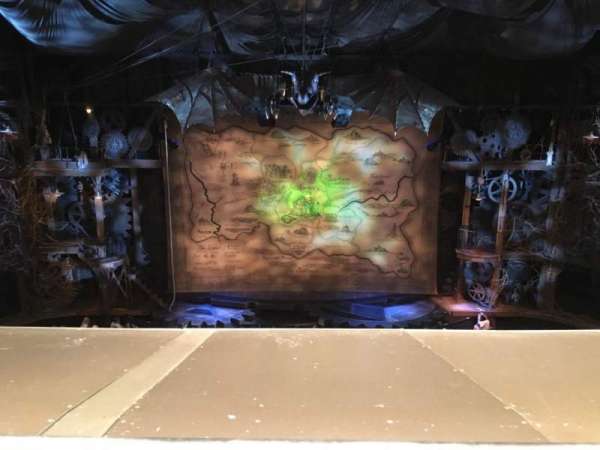 Gershwin Theatre, section: Front Mezzanine C, row: A, seat: 109