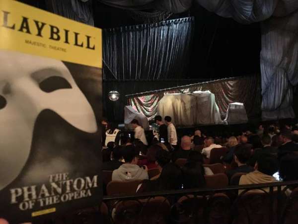 Majestic Theatre, section: Orchestra L, row: K, seat: 13