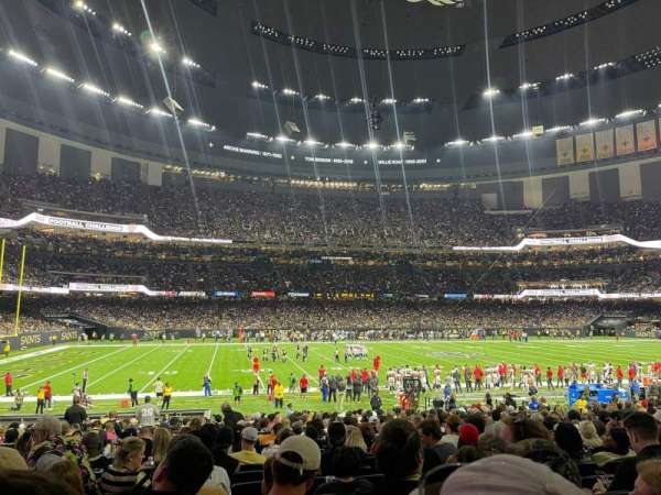 Caesars Superdome, section: 116, row: 25, seat: 21