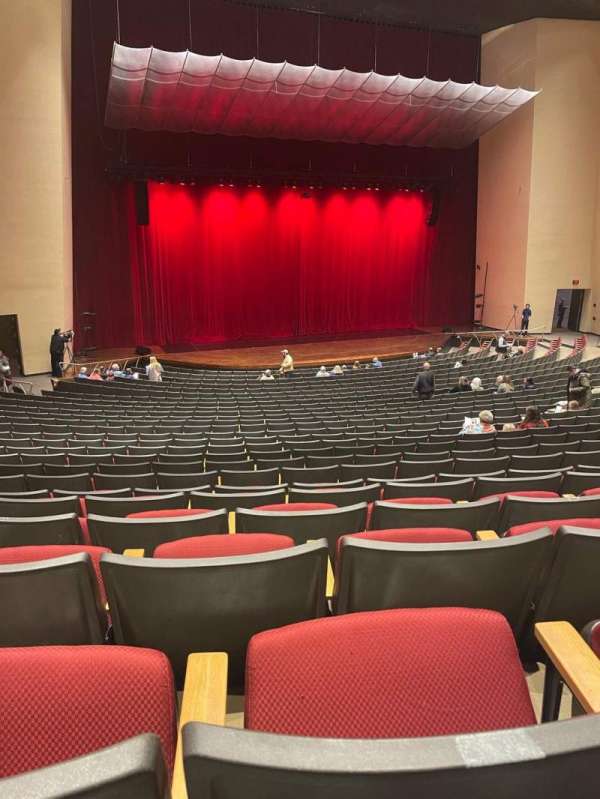 Singletary Concert Hall, section: M, row: W, seat: 10