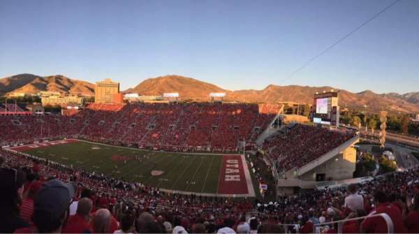 Rice-Eccles Stadium, section: W9, row: 55, seat: 26