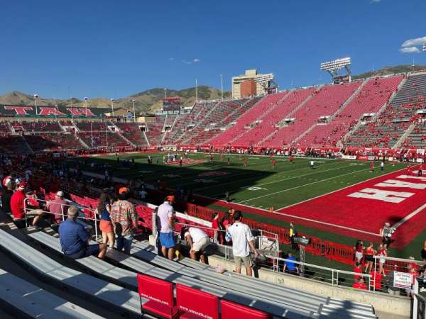 Rice-Eccles Stadium, section: W8, row: 16, seat: 26