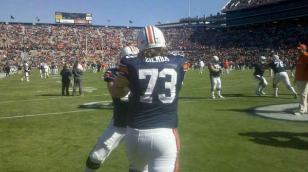 Jordan-Hare Stadium, section: goal line