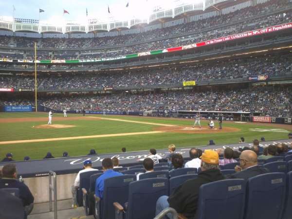 Yankee Stadium, section: 124, row: 1