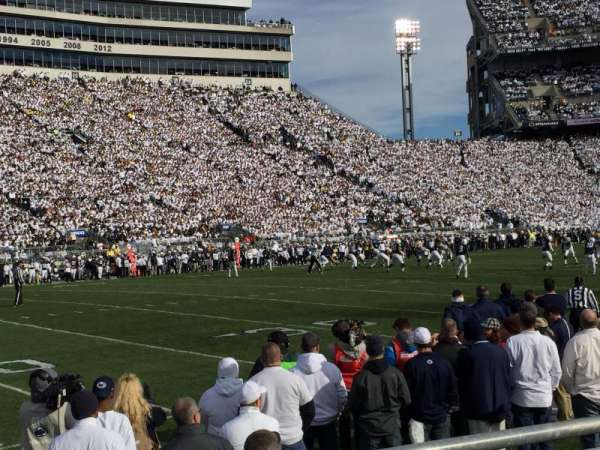 Beaver Stadium, section: WF, row: 1WC