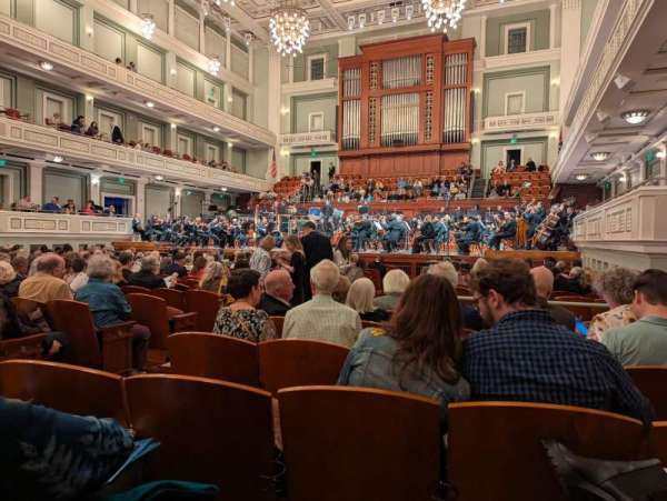 Schermerhorn Symphony Center, section: Orchestra R, row: G, seat: 26