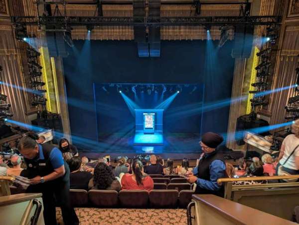 Nederlander Theatre, section: Mezzanine C, row: J, seat: 107
