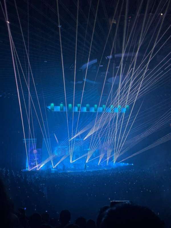 Oakland Arena, section: 110, row: 15, seat: 3