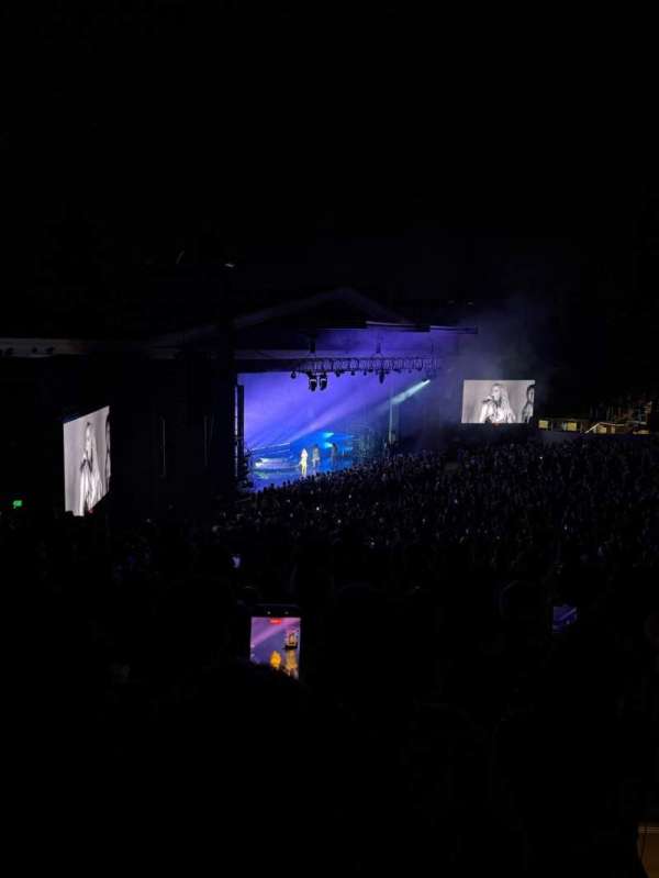 The Greek Theatre, section: North Terrace, row: 17, seat: 23