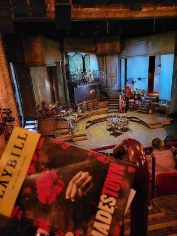 Walter Kerr Theatre, section: Mezzanine L, row: D, seat: 1