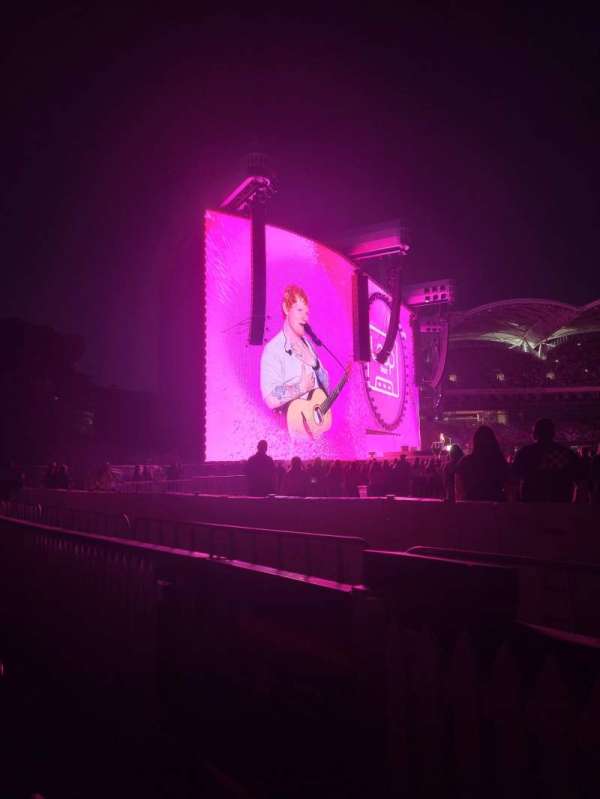 Adelaide Oval, section: 103, row: B, seat: 3