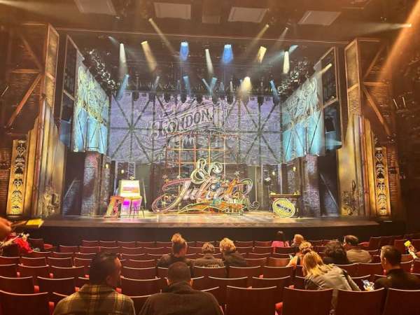 Stephen Sondheim Theatre, section: Orchestra C, row: L, seat: 112