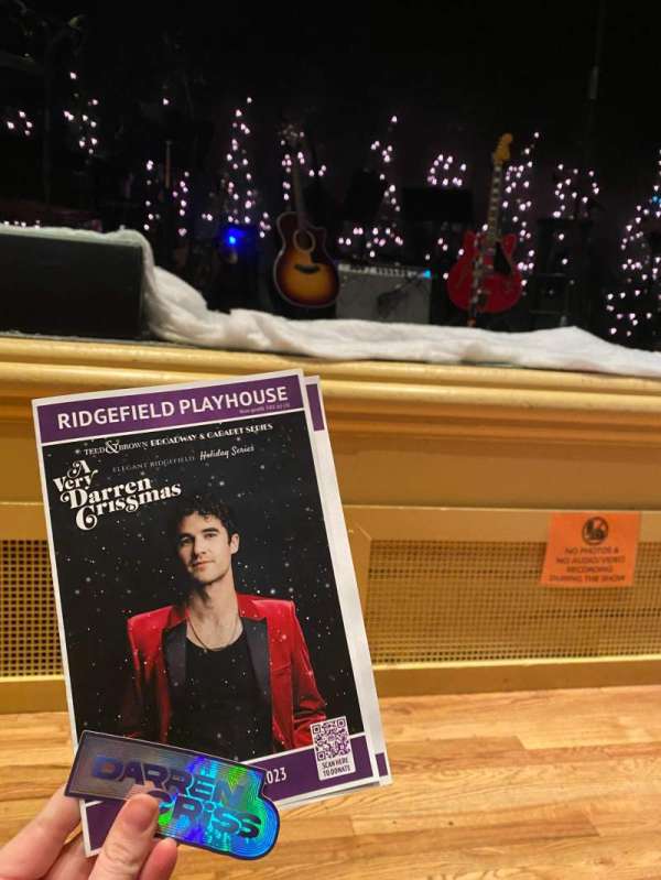 The Ridgefield Playhouse, section: Orchestra Center, row: A, seat: 104