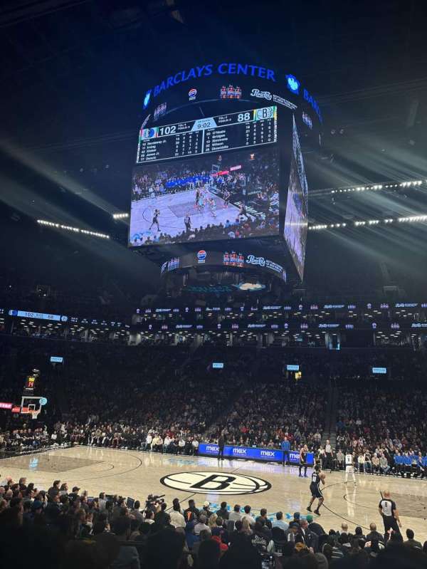 Barclays Center, section: 23, row: 12, seat: 14