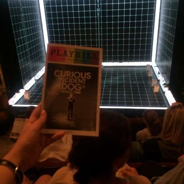 Barrymore Theatre, section: Front Mezzanine C, row: D, seat: 112