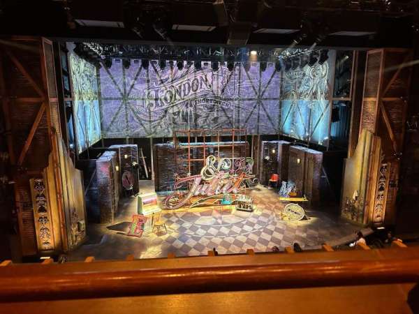 Stephen Sondheim Theatre, section: Mezzanine C, row: AA, seat: 116