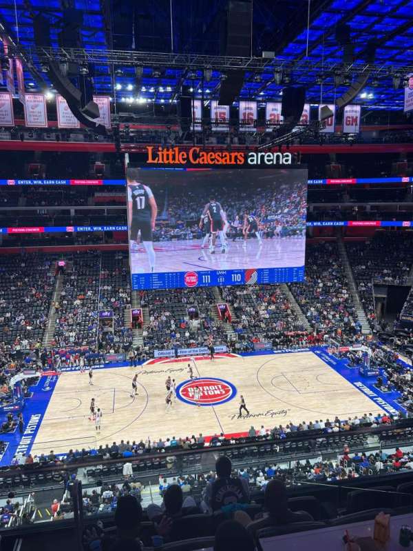 Little Caesars Arena, section: M12, row: 1, seat: 2