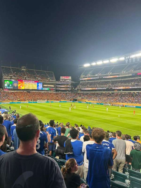 Lincoln Financial Field, section: 106, row: 22, seat: 1